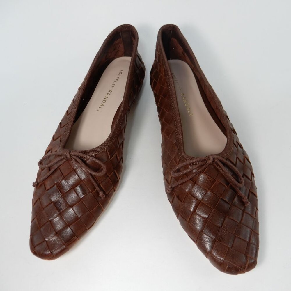 Loeffler Randall Brown Woven Flats - Picture 13 of 16